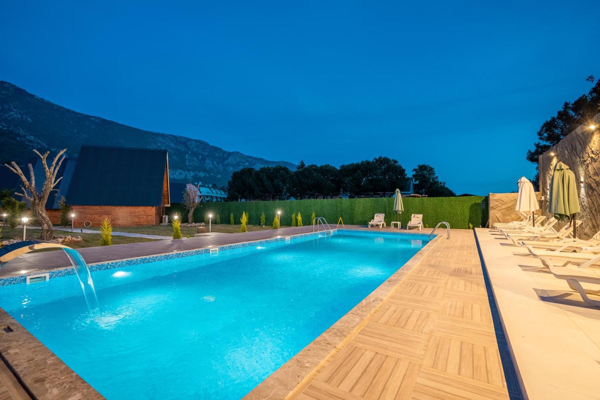 Karaoez Sapphire Bungalows Kumluca Exterior foto