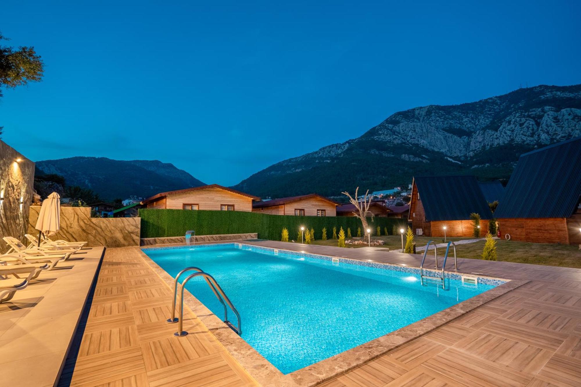 Karaoez Sapphire Bungalows Kumluca Exterior foto
